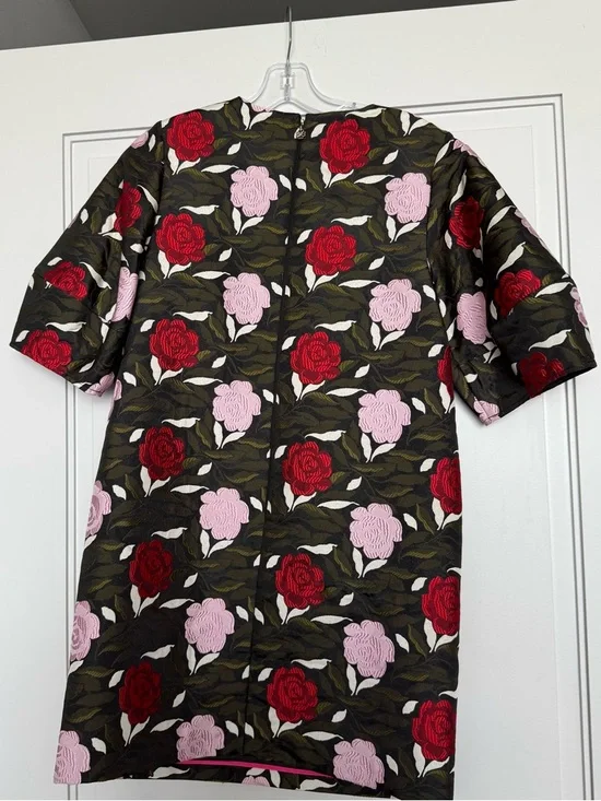 Kate Spade Floral Jacquard Dress | Rose Print Shift Dress | Size 2 - Picture 6 of 7